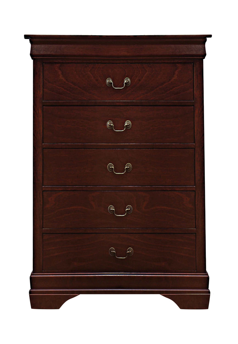 Louis Philippe - Red Brown - Chest - Ornate Home