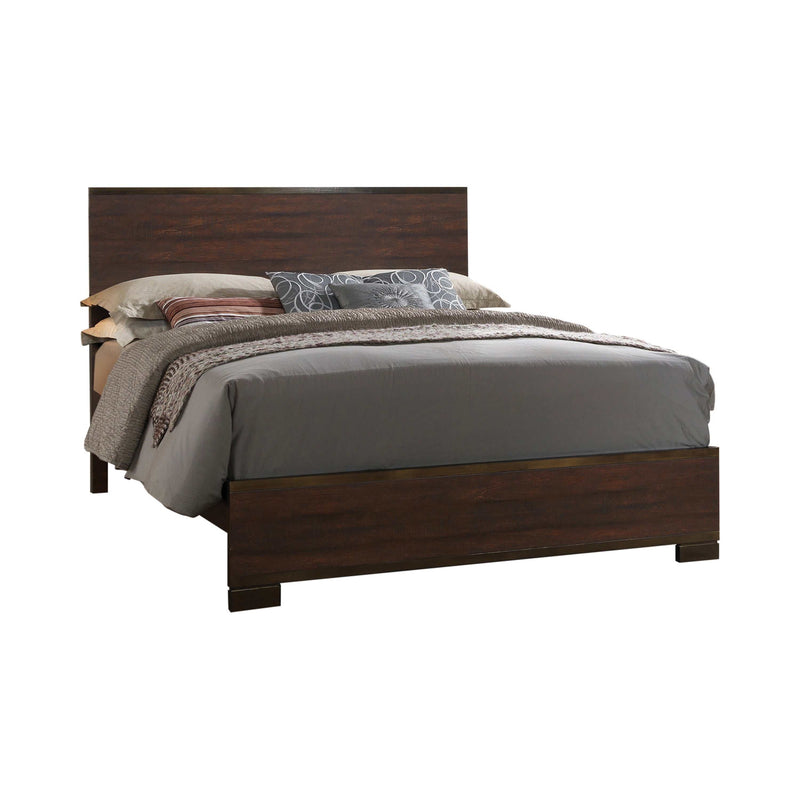 Edmonton - Rustic Tobacco - Queen Panel Bed - Ornate Home