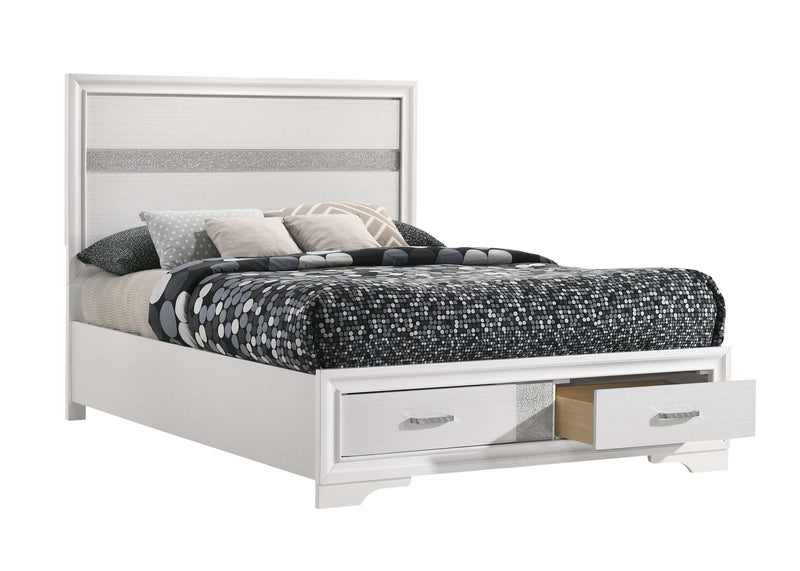 Miranda - White - Full Storage Bed - Ornate Home