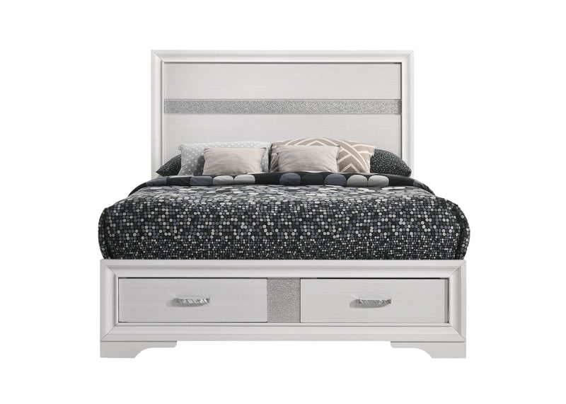 Miranda - White - Full Storage Bed - Ornate Home