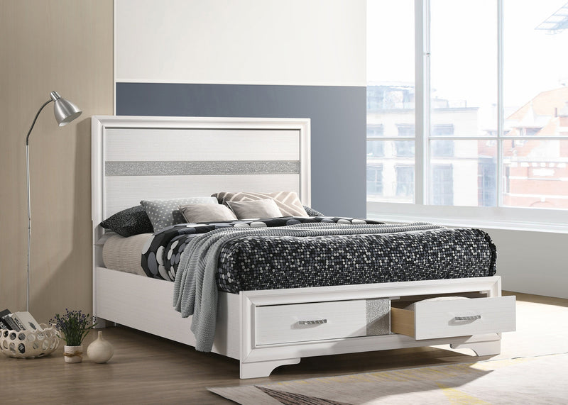 Miranda - White - Full Storage Bed - Ornate Home