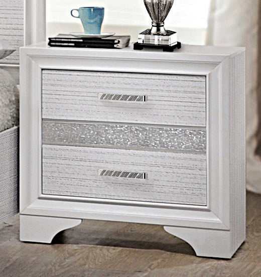 Miranda - White - Nightstand - Ornate Home