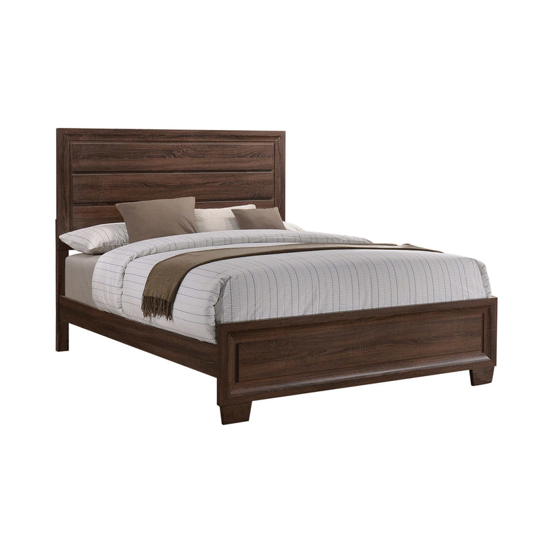 Brandon - Warm Brown - Eastern King Panel Bed - Ornate Home