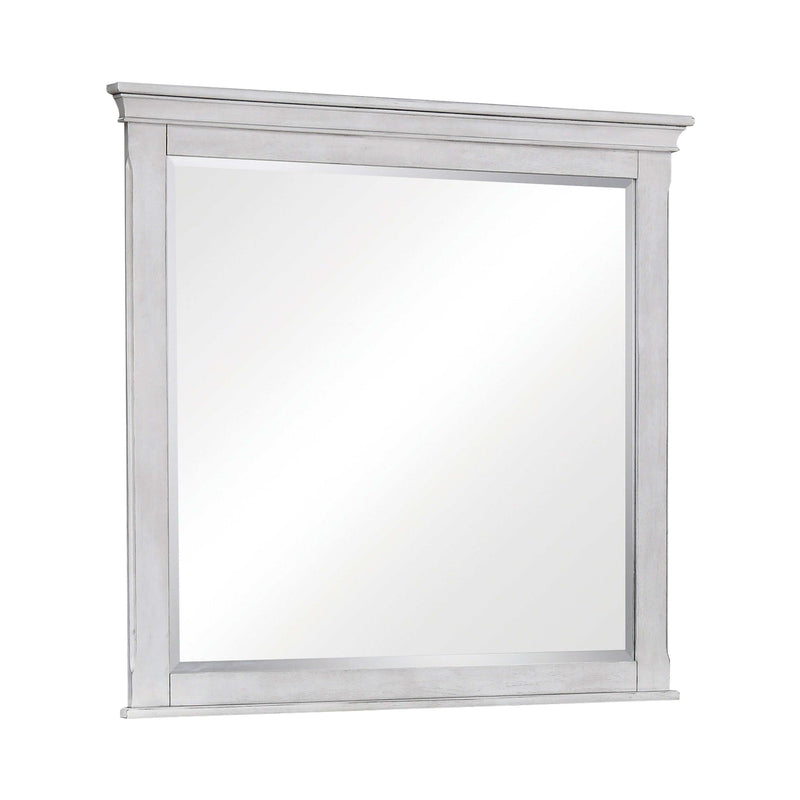 Franco - Antique White - Rectangular Mirror - Ornate Home