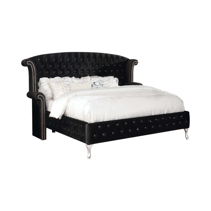 Deanna - Black - Eastern King Bed - Ornate Home