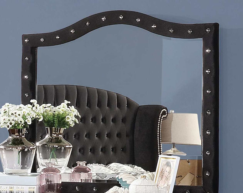 Deanna - Black - Mirror - Ornate Home