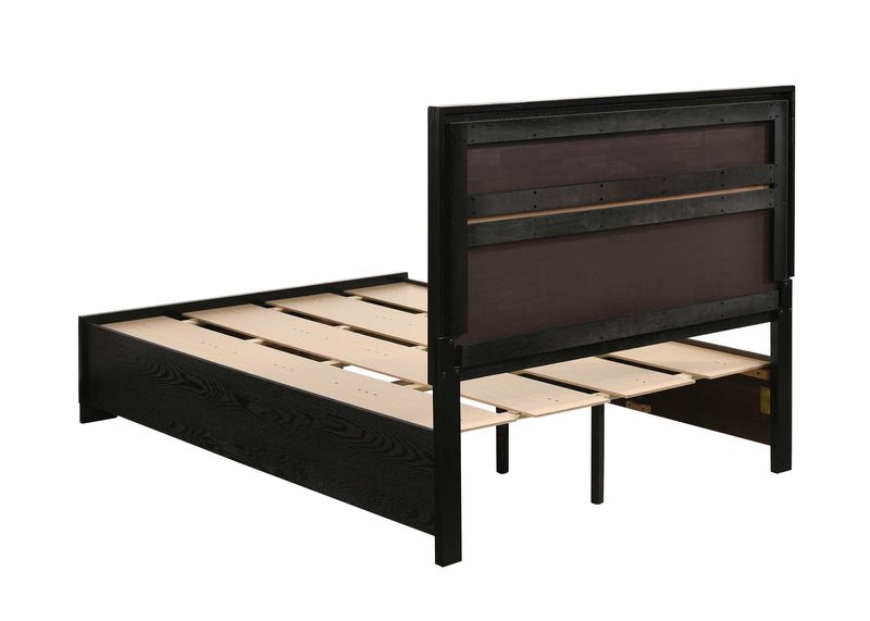 Miranda - Black - Full Storage Bed - Ornate Home