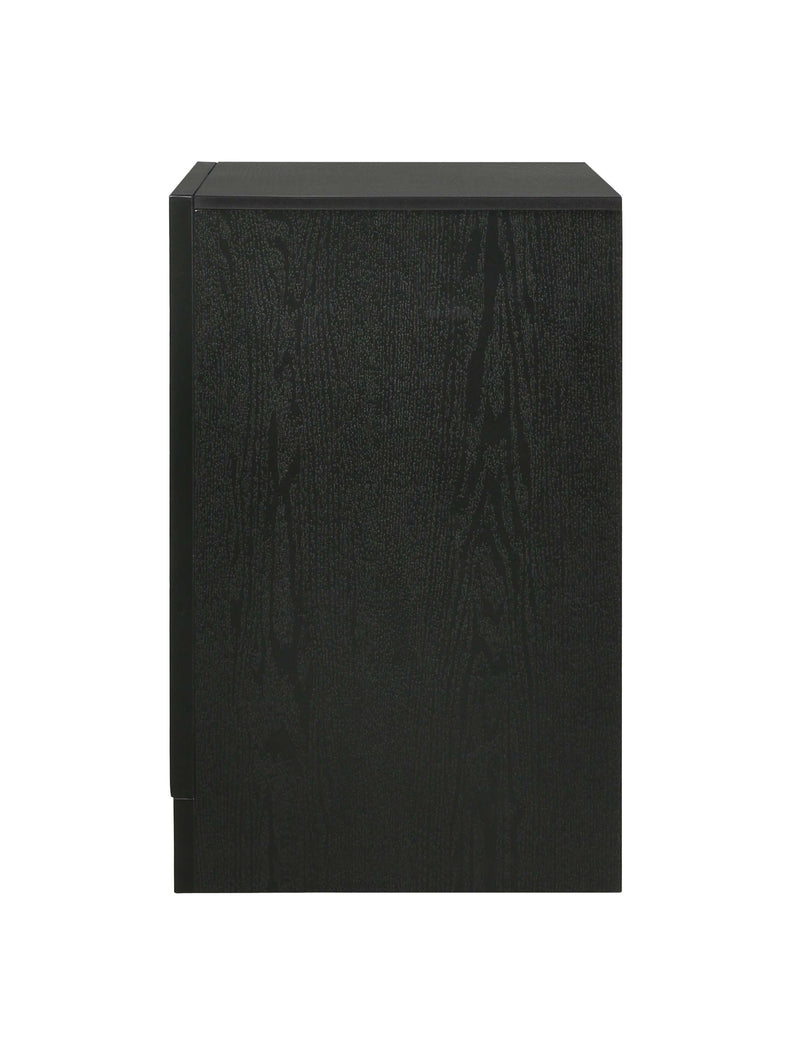 Miranda - Black - Nightstand - Ornate Home