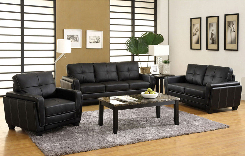 Blacksburg Black Sofa