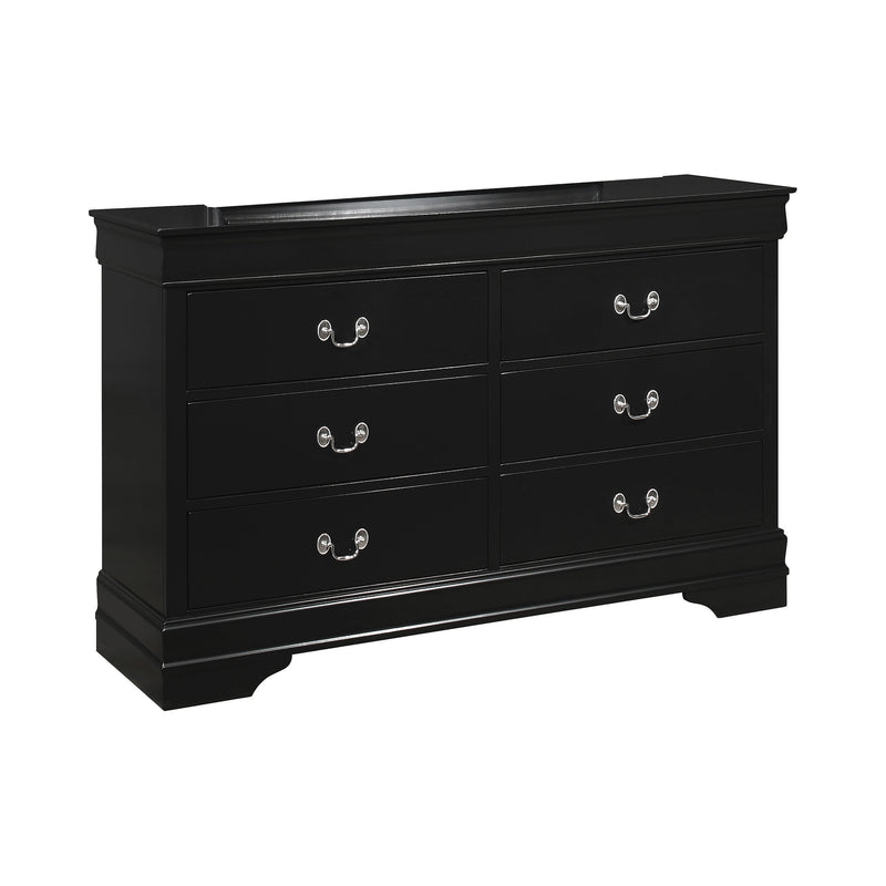 Louis Philippe - Black - Dresser - Ornate Home