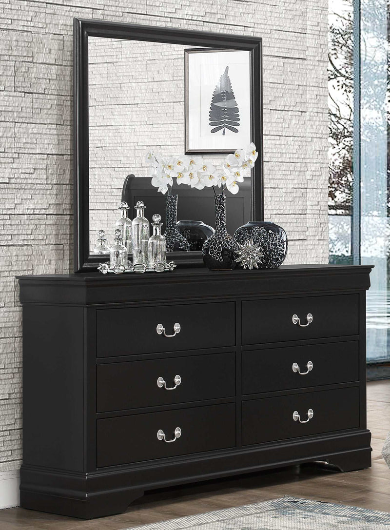 Louis Philippe - Black - Dresser - Ornate Home