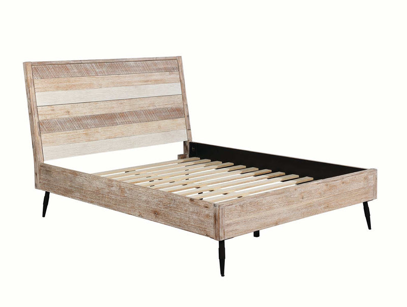 Marlow - Rough Sawn Multi - California King Platform Bed - Ornate Home