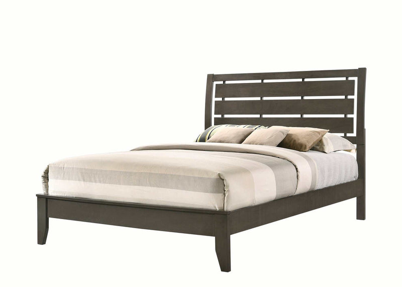 Serenity - Mod Grey - Full Panel Bed - Ornate Home