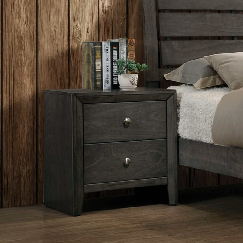 Serenity - Mod Grey - Nightstand - Ornate Home