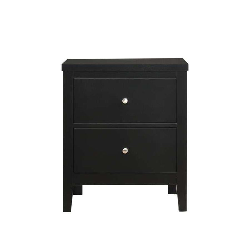 Carlton - Black - Nightstand - Ornate Home