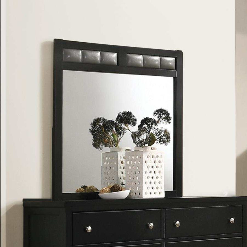 Carlton - Black - Rectangular Mirror - Ornate Home