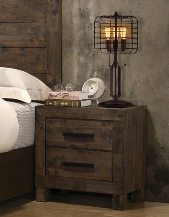 Woodmont - Rustic Golden Brown - Nightstand - Ornate Home