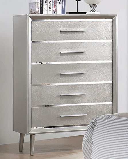 Ramon - Metallic Sterling - Chest - Ornate Home