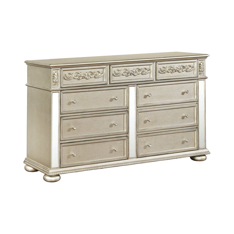 Heidi - Metallic Platinum - Dresser - Ornate Home