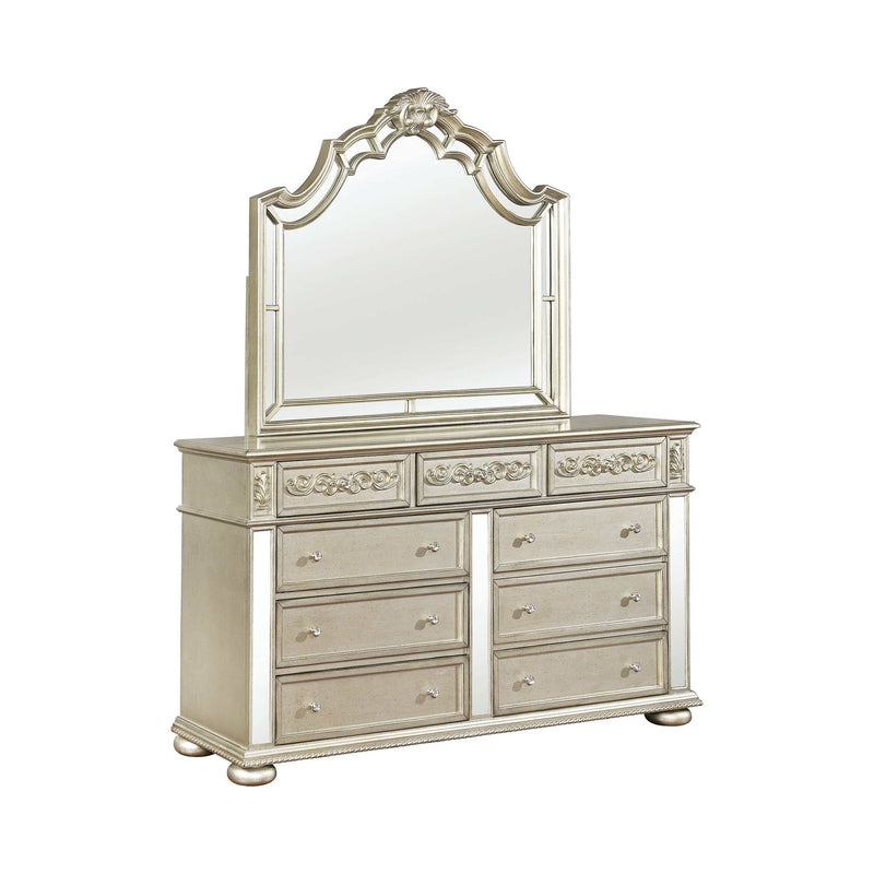 Heidi - Metallic Platinum - Dresser - Ornate Home