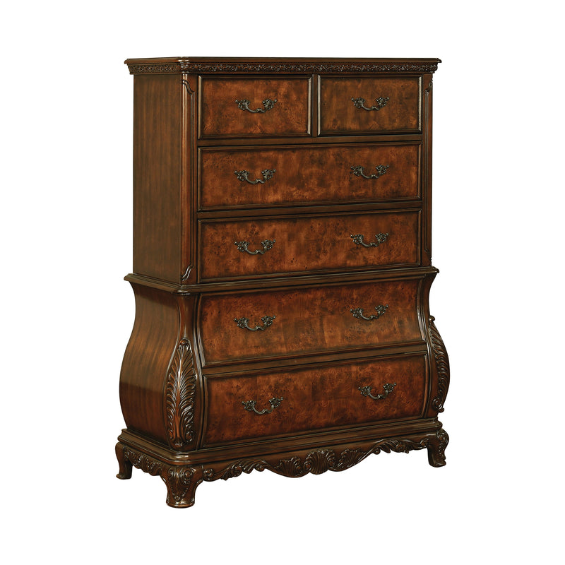 Exeter - Dark Burl - Chest - Ornate Home