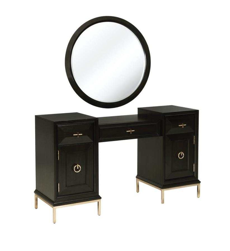 Formosa - Americano & Rose Brass - Vanity Desk - Ornate Home