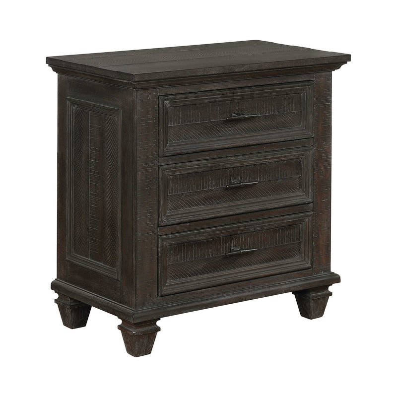 Atascadero - Weathered Carbon - Nightstand - Ornate Home