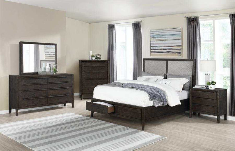 Malvern - French Press & Oatmeal - Queen Storage Bed - Ornate Home