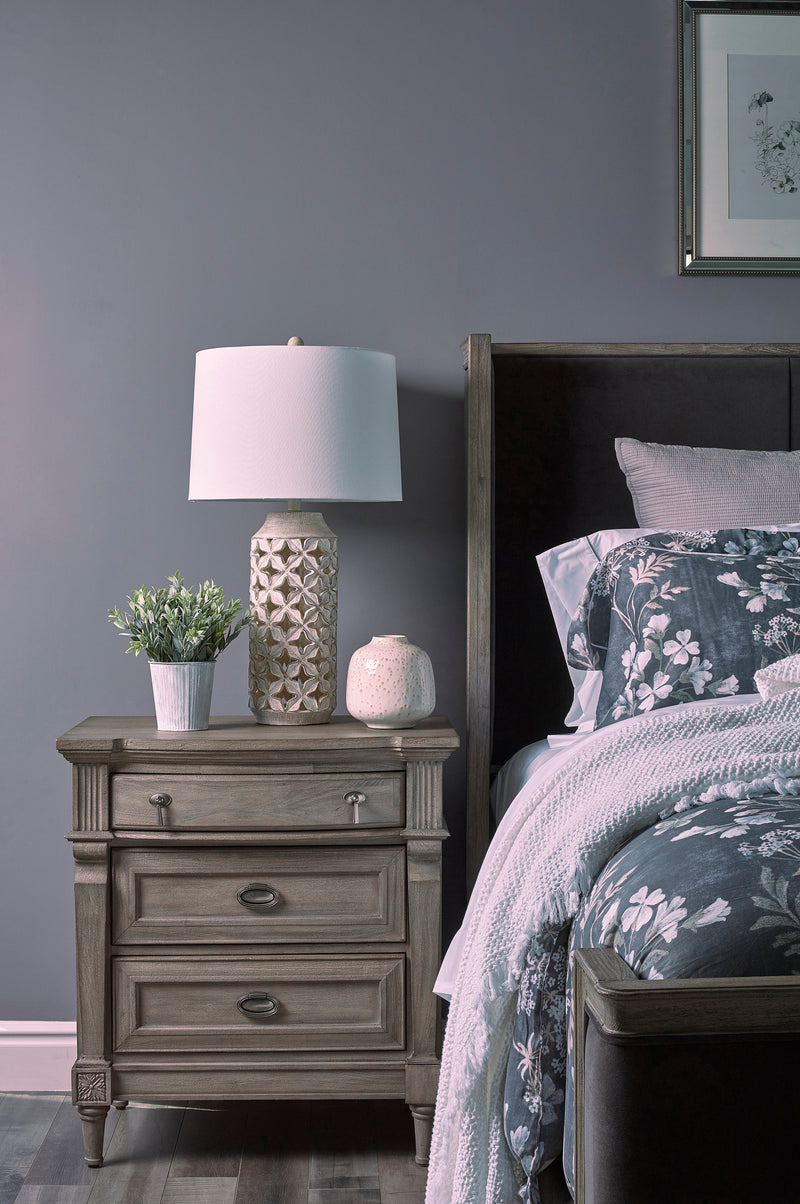 Alderwood - French Grey - Nightstand - Ornate Home