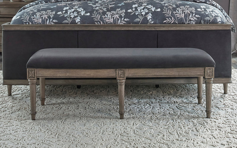 Alderwood - French Grey - Bench - Ornate Home