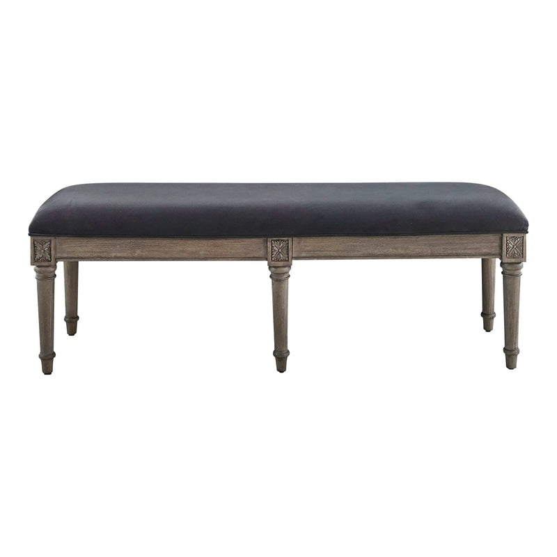 Alderwood - French Grey - Bench - Ornate Home