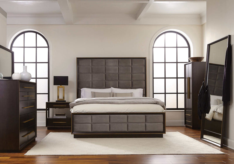 Durango - Smoked Peppercorn & Grey - Eastern King Bed - Ornate Home