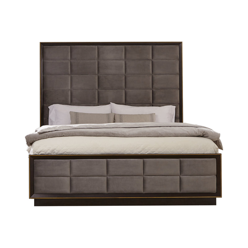 Durango Grey & Smoked Peppercorn 4pc Queen Panel Bedroom Set