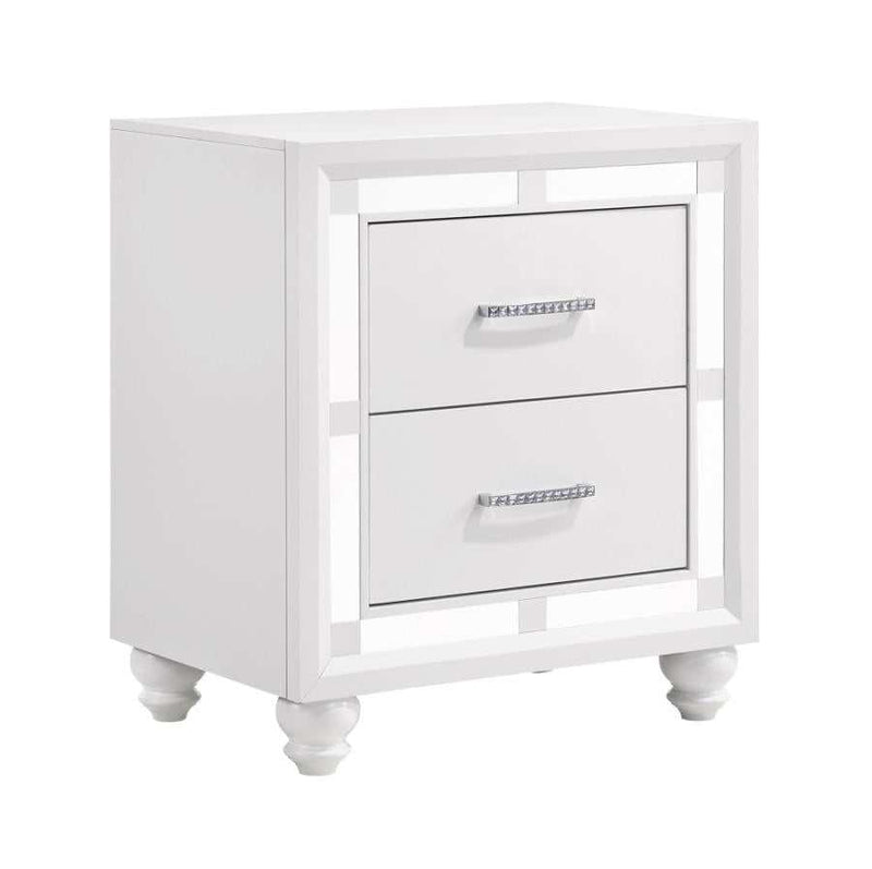 Whitaker - White - Nightstand - Ornate Home