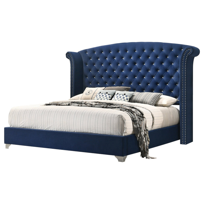 Melody - Pacific Blue - Eastern King Bed - Ornate Home