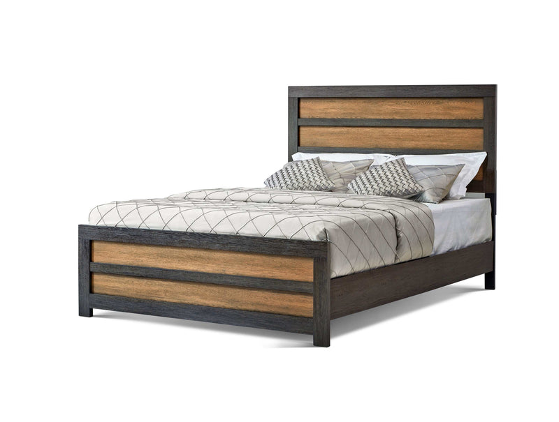 Dewcrest - Caramel & Licorice - Eastern King Panel Bed - Ornate Home