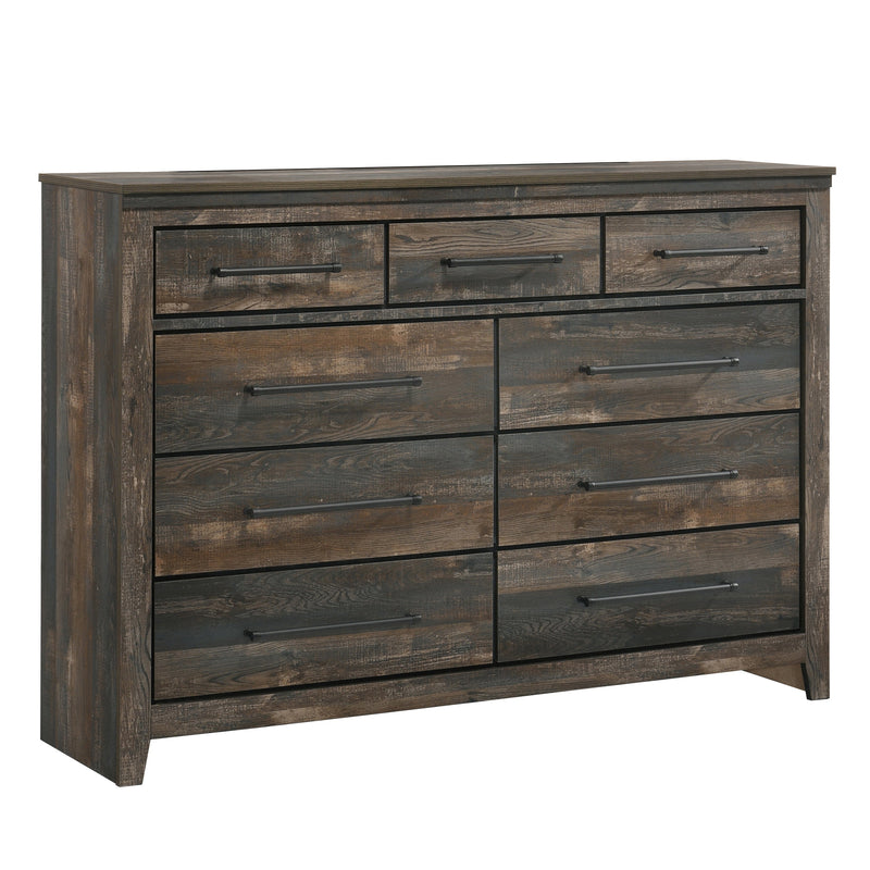 Ridgedale - Weathered Dark Brown - Dresser - Ornate Home