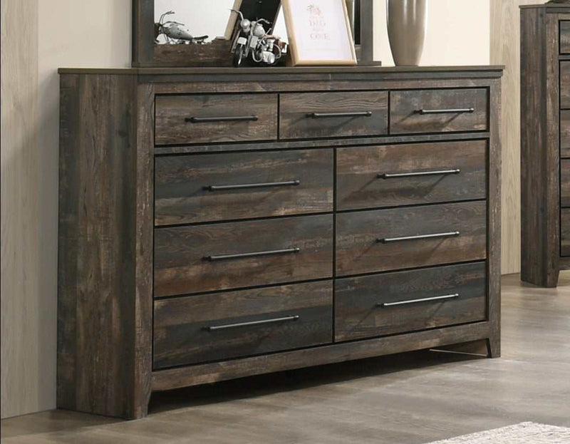 Ridgedale - Weathered Dark Brown - Dresser - Ornate Home