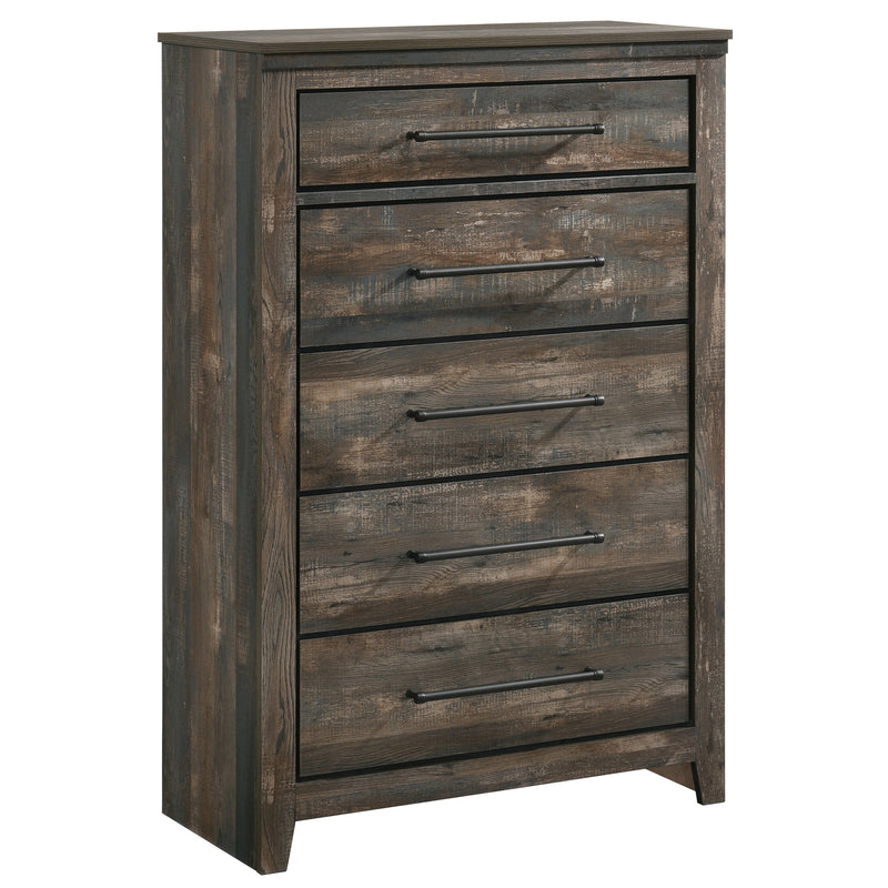 Ridgedale - Weathered Dark Brown - Chest - Ornate Home