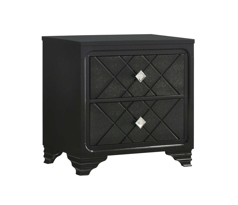 Penelope - Black - Nightstand - Ornate Home