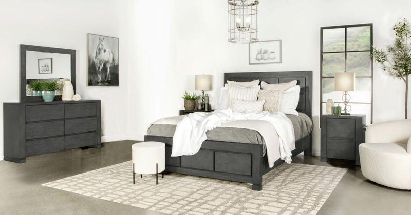 [HOT DEAL] 🔥 Lorenzo Dark Grey Queen Bedroom Set