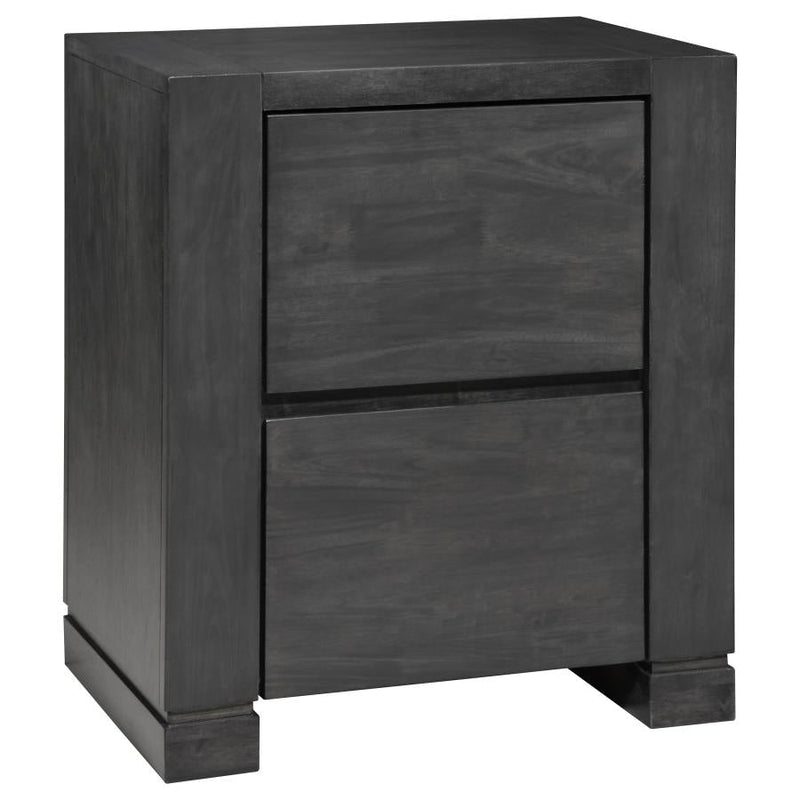 Lorenzo Dark Grey Nightstand