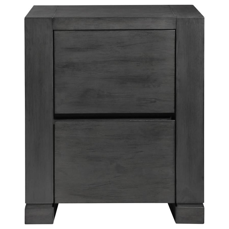 Lorenzo Dark Grey Nightstand