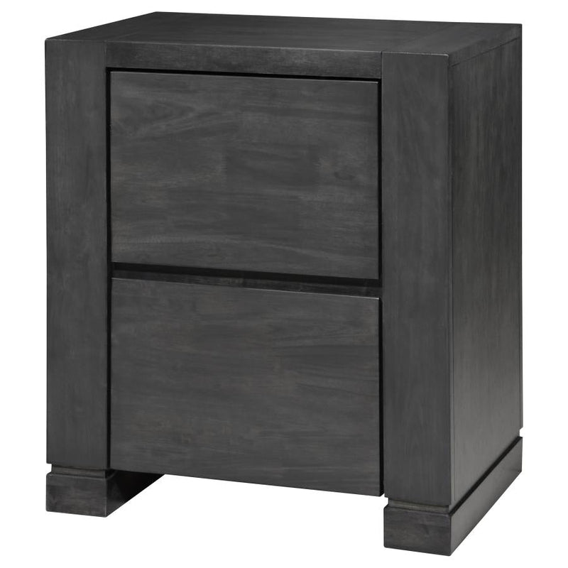 Lorenzo Dark Grey Nightstand