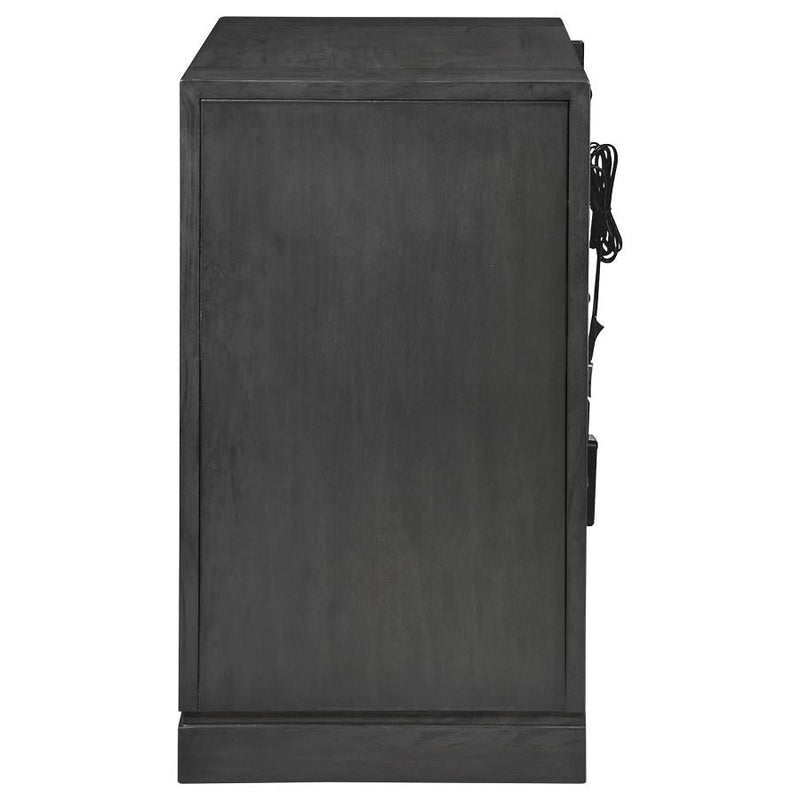 Lorenzo Dark Grey Nightstand