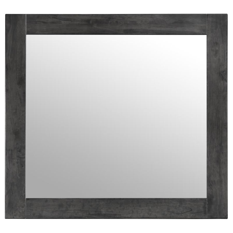 Lorenzo Dark Grey Rectangular Mirror