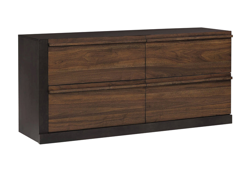 Azalia Black & Walnut Dresser