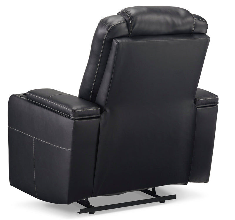 Center Point Black Recliner