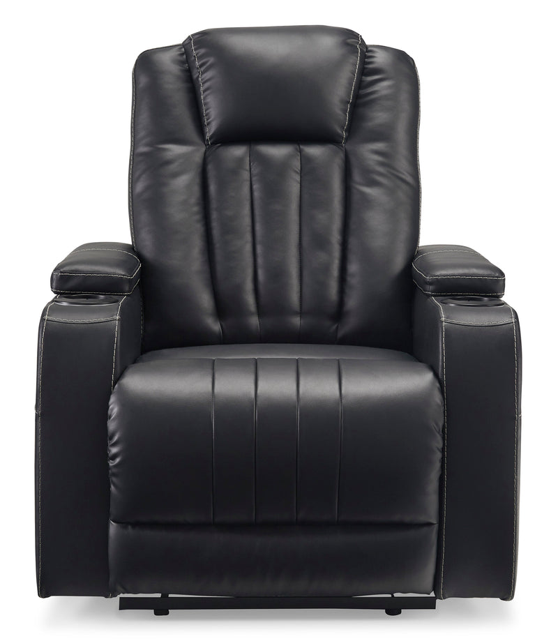 Center Point Black Recliner