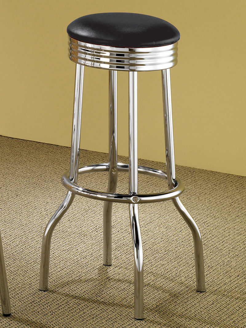 Cleveland - Chrome - Bar Stool (Set Of 2) - Ornate Home